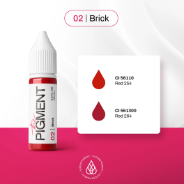 The Pigment 02 Brick Пигмент (15ml)