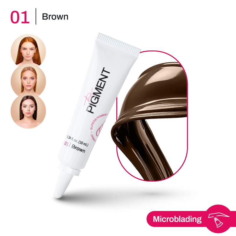 The Pigment Microblading Brown 1 Pigments (10ml)