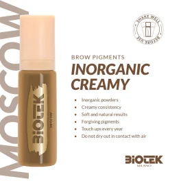 Biotek Inorganic Creamy Eyebrow Pigment Kit (5×15ml)