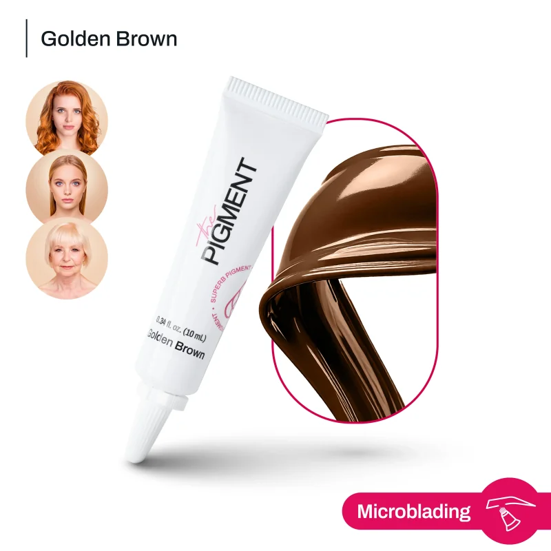 The Pigment Microblading Goldenbrown Pigments (10ml)