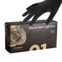 Piranha Black Latex Gloves (100pcs)