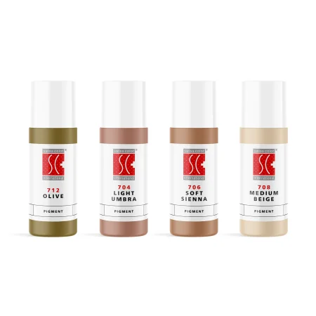 Swiss Color Camouflage Fitzpatrick I–III Набор пигментов (4x5ml)