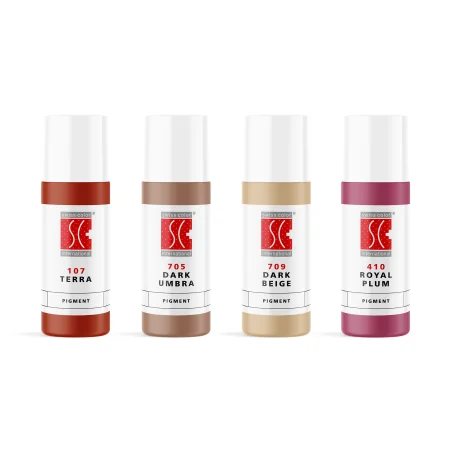 Swiss Color Fitzpatrick I–III Areola Set (4x5ml)