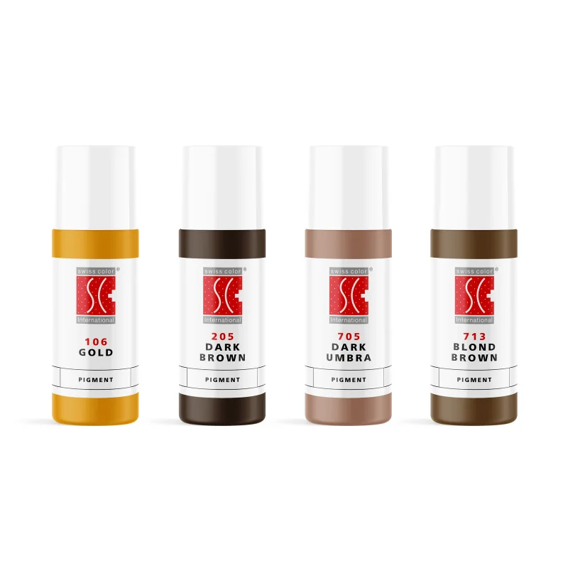 Swiss Color Camouflage Fitzpatrick IV–VI Pigment Set (4x5ml)