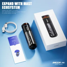 Mast Racer Pro Pink Bezvadu tetovēšanas mašīna (4.2mm gājiens)