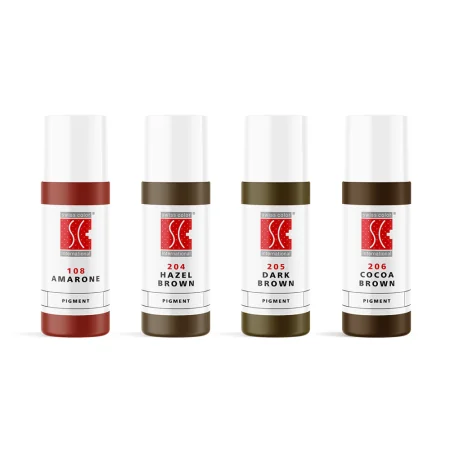 Swiss Color Natural Blend Uzacu pigmentu komplekts (4×5ml)