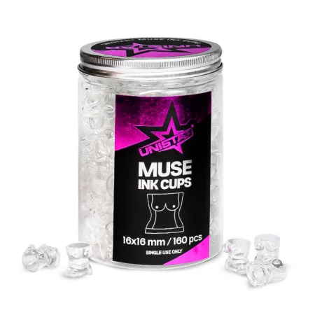 Unistar Muse Plastmasas Pigmenta Burkas 16mm (160 pcs)