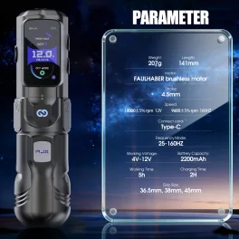 Mast WJX Hyperforce Faulhaber Wireless Tattoo Machine