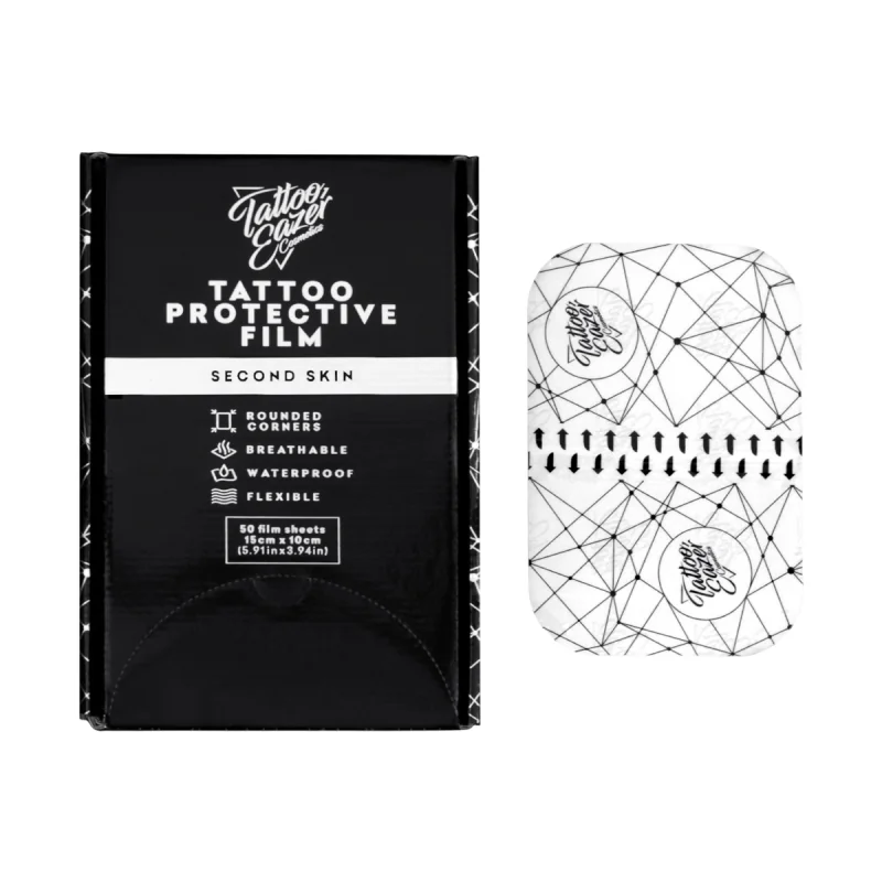 Tattoo Eazer Second Skin Protective Film 10cm x 15cm (50 Sheets)