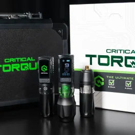 Critical Torque Wireless Bezvadu tetovēšanas mašīnu komplekts (3.5/4.2/5.0MM Strokes)