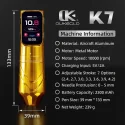 AVA K7 Bezvadu tetovēšanas mašīnu komplekts