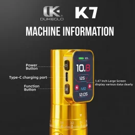 AVA K7 Bezvadu tetovēšanas mašīnu komplekts