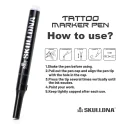 Skull DNA Precision Blue Tattoo Marker