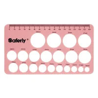 Saferly Areola Mapping Ruler