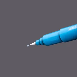 Saferly Fine Tip White Surgical Skin Marker