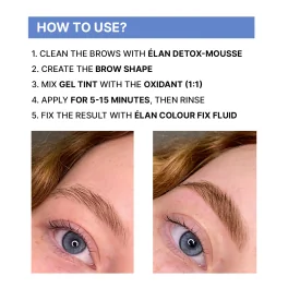Elan Brow Gel Tint Light Brown Окрашивание бровей (20ml)