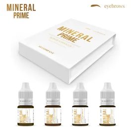 As Company Mineral Prime Super Formula Uzacu pigmentu komplekts (4x6ml)