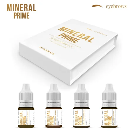 As Company Mineral Prime Super Formula Uzacu pigmentu komplekts (4x6ml) As Company Mineral Prime Super Formula Uzacu pigmentu komplekts (4x6ml)