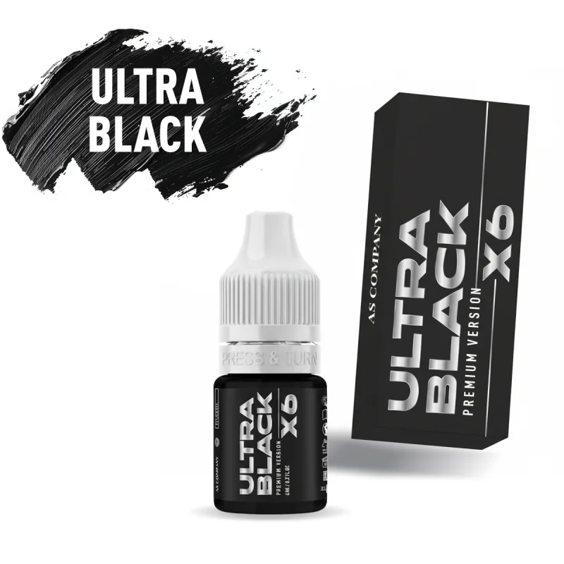 The Pigment Ultra Black Пигмент для подводки глаз (6ml)