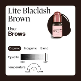 Perma Blend Luxe Lite PMU Pigments Lite Blackish Brown (15ml)