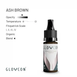 Glovcon PMU Ash Brown Uzacu pigments (10ml)